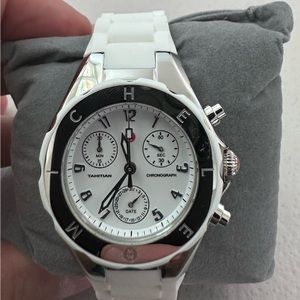 Michele Jellybean Stainless Steel Watch